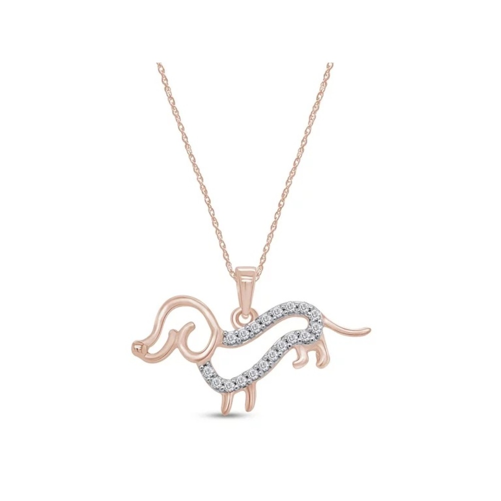 Dachshund Dog Pendant Necklace